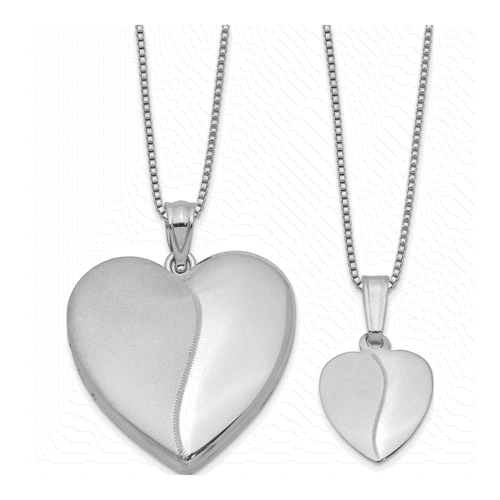 Sterling Silver Heart Locket Necklace