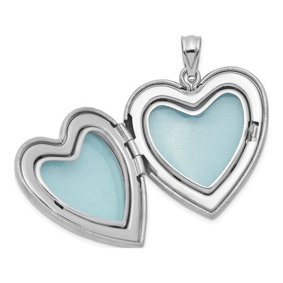 Mom & Daughter Heart Locket Necklace Set – view 4