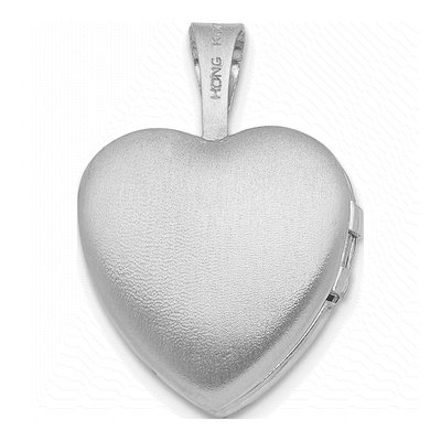 Sterling Silver Diamond Star Heart Locket – view 4