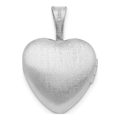 Sterling Silver Heart Locket – view 4