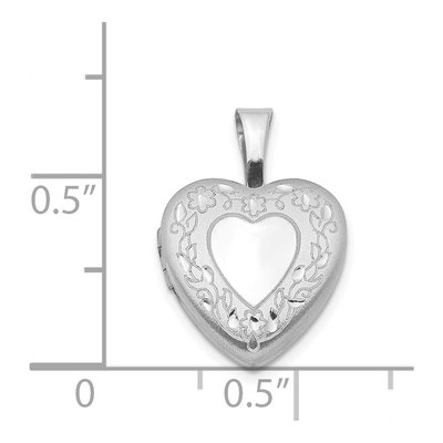Sterling Silver Heart Locket – view 5