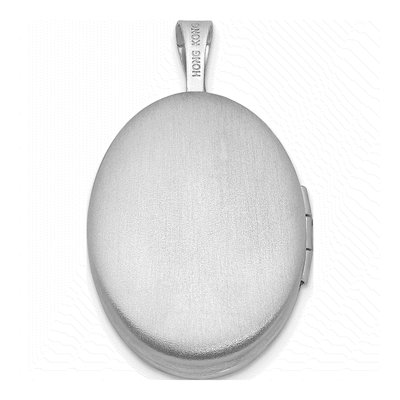 Sterling Silver Diamond Star Oval Locket – view 4