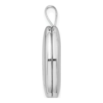 Sterling Silver Swirl Oval Locket – view 3