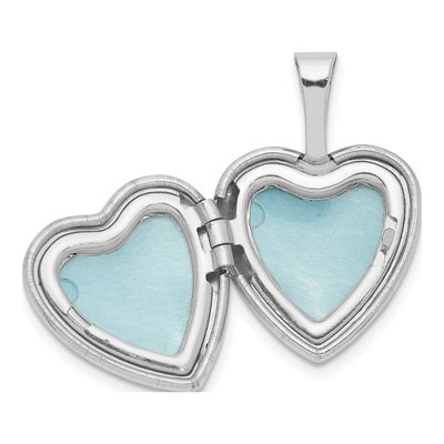Sterling Silver Diamond Heart for Girls Locket – view 6