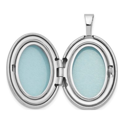 Sterling Silver Pink Ribbon Enamel Locket – view 5