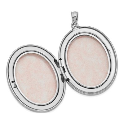 Sterling Silver Enamel Oval Locket – view 5