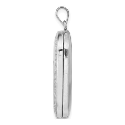 Sterling Silver Celtic Border Rectangular Locket – view 3