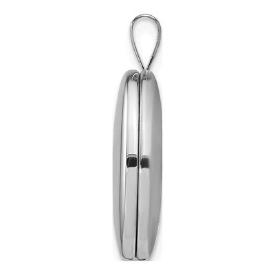 Sterling Silver Oval Photo Locket – view 3