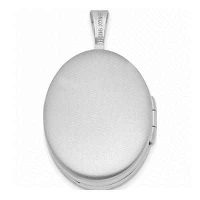Sterling Silver Oval Photo Locket – view 4