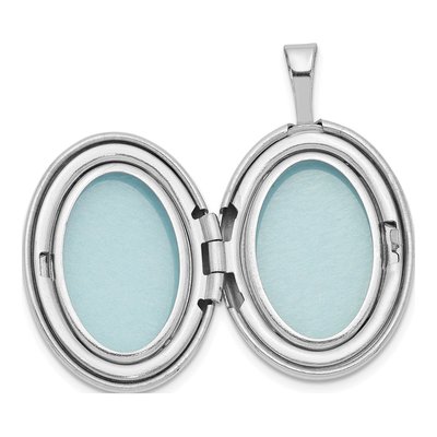 Sterling Silver Oval Photo Locket – view 6