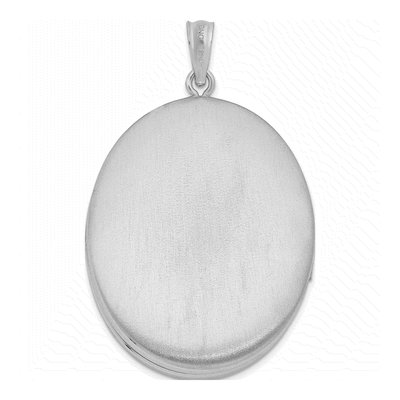 Sterling Silver Oval Photo Locket – view 4