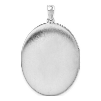 Sterling Silver Oval Locket – view 4