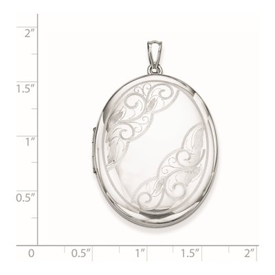 Sterling Silver Oval Locket – view 5