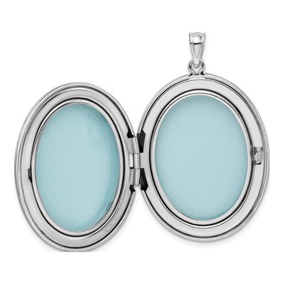 Sterling Silver Oval Locket – view 6