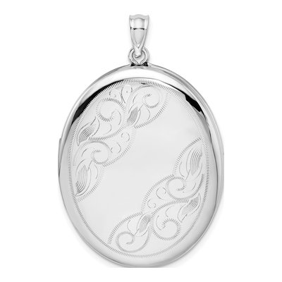 Sterling Silver Oval Locket