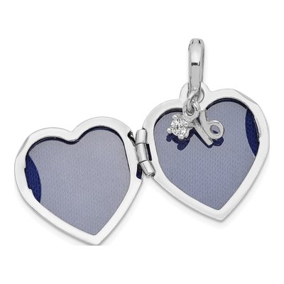 Sterling Silver CZ Happy 16th Birthday Heart Locket – view 4