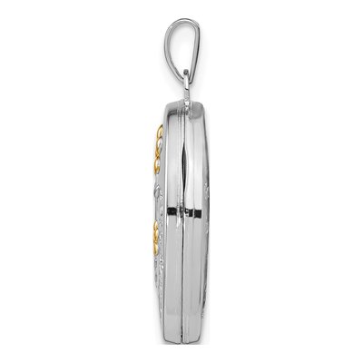 Sterling Silver Granddaughter Oval Locket – view 3