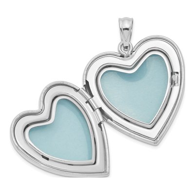 Sterling Silver Handprints Heart Locket – view 6
