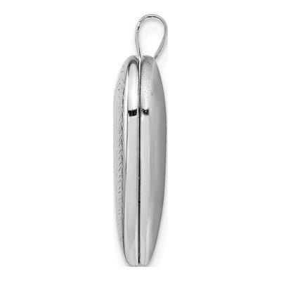Sterling Silver Braided Heart Photo Locket – view 3