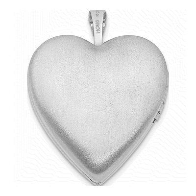 Sterling Silver Braided Heart Photo Locket – view 4