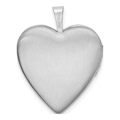 Sterling Silver Paw Prints Heart Locket – view 4