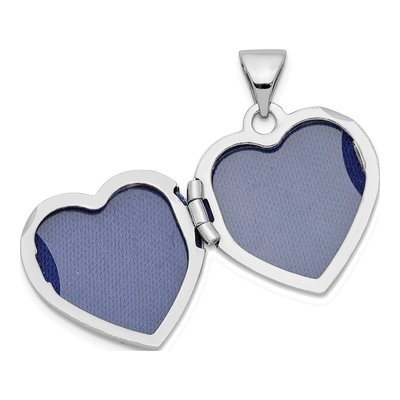 Sterling Silver Heart on Locket – view 6