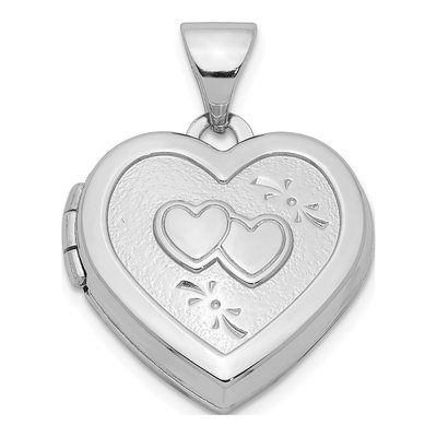 Sterling Silver Heart on Locket