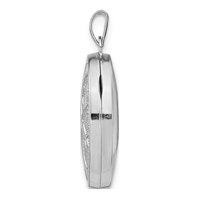 Sterling Silver Oval Tree Locket – view 3