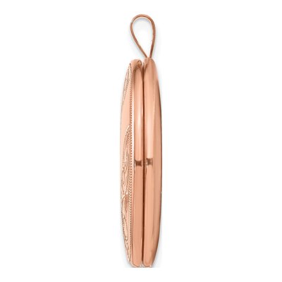 Rose Gold-Plated Sterling Silver Swirled Locket – view 3