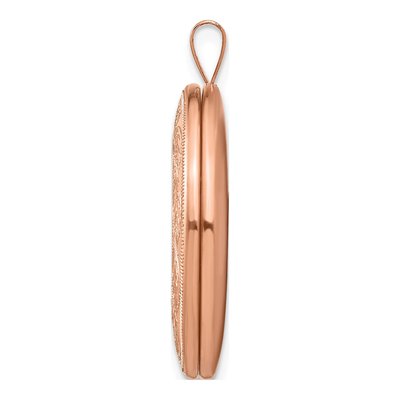 Rose Gold-Plated Sterling Silver Oval Locket – view 3