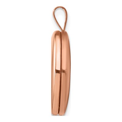 Rose Gold-Plated Sterling Silver Oval Locket – view 3