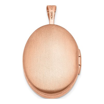 Rose Gold-Plated Sterling Silver Oval Locket – view 4