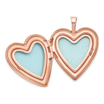 Rose Gold-Plated Sterling Silver Heart Locket – view 6