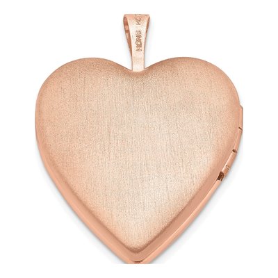 Rose Gold-Plated Sterling Silver Heart Locket – view 3