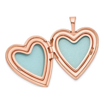 Rose Gold-Plated Sterling Silver Heart Locket – view 5