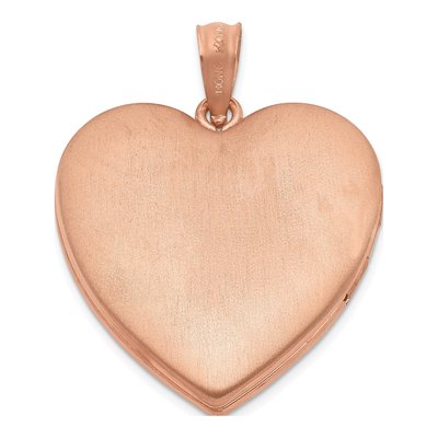 Rose Gold-Plated Sterling Silver Heart Locket – view 4