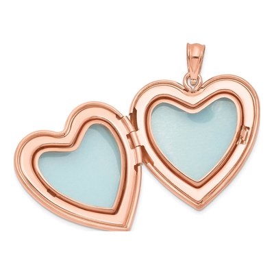 Rose Gold-Plated Sterling Silver Heart Locket – view 6