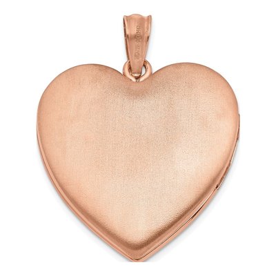 Rose Gold-Plated Sterling Silver Heart Locket – view 4
