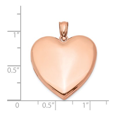 Rose Gold-Plated Sterling Silver Heart Locket – view 5