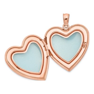 Rose Gold-Plated Sterling Silver Heart Locket – view 6