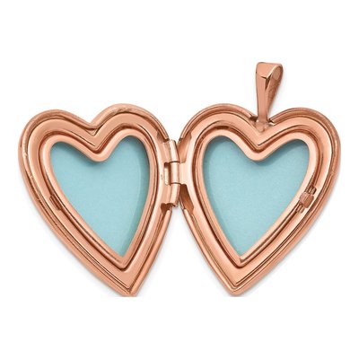 Rose Gold-Plated Sterling Silver Diamond Locket – view 4