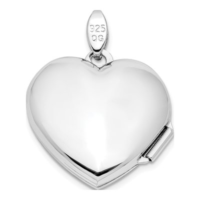 Sterling Silver Faith Hope Love Heart Locket – view 4