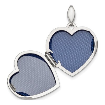 Sterling Silver Faith Hope Love Heart Locket – view 5
