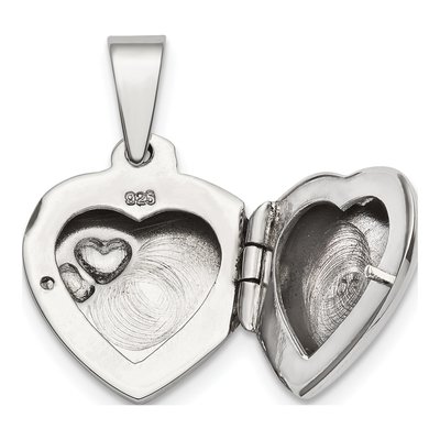 Sterling Silver Heart Locket – view 4