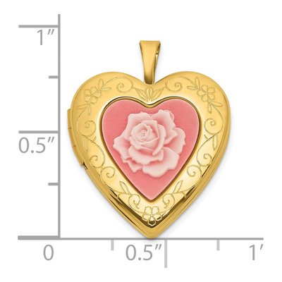 Gold-Plated Sterling Silver Heart Locket – view 5