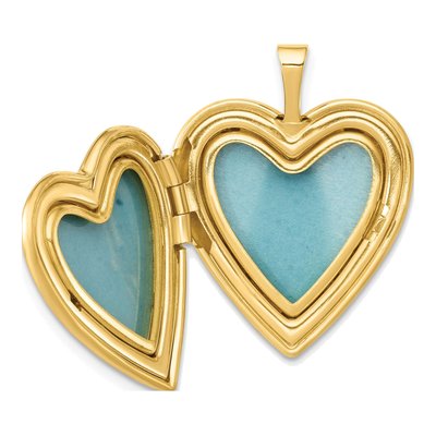 Gold-Plated Sterling Silver Claddagh Heart Locket – view 5