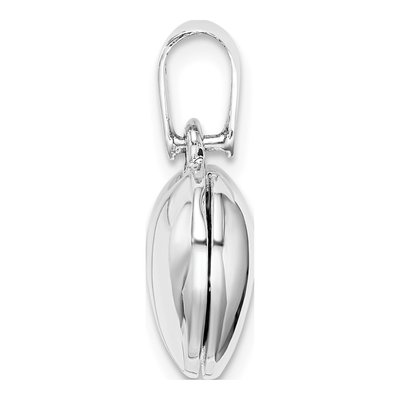 Sterling Silver CZ Heart for Girls Locket – view 3