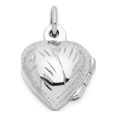 Sterling Silver Heart Locket – view 4