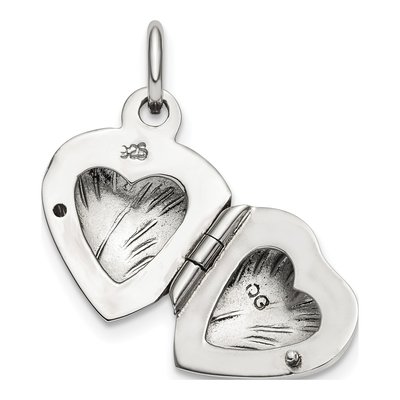 Sterling Silver Heart Locket – view 5