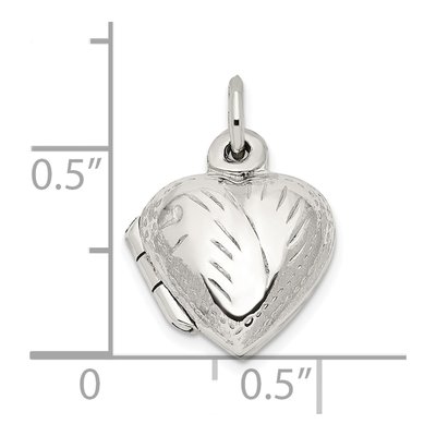 Sterling Silver Heart Locket – view 6